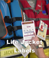 Life Jacket labels short