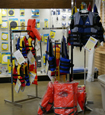 Life jackets in store