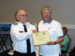 Presentation of award