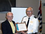 Presentation of award